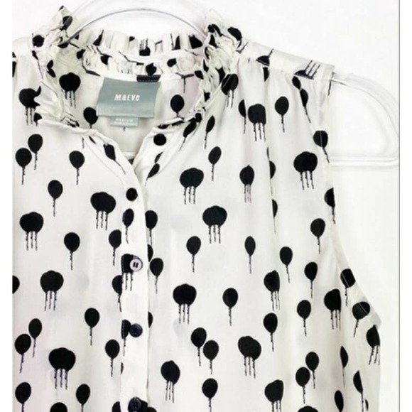 Anthropologie Maeve Balloon Blouse M - Picture 4 of 5